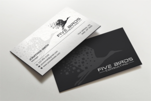 Business Card Design by LAXMI DESIGNHUB for Five Birds Consulting | Design: #28196777
