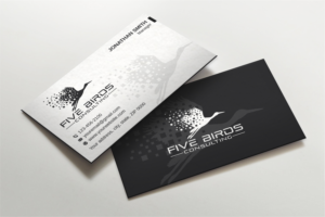 Business Card Design by LAXMI DESIGNHUB for Five Birds Consulting | Design: #28196778