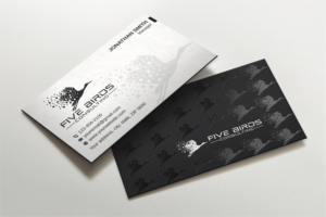 Business Card Design by LAXMI DESIGNHUB for Five Birds Consulting | Design: #28196783