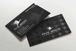 Business Card Design by LAXMI DESIGNHUB for Five Birds Consulting | Design: #28196787
