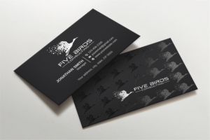 Business Card Design by LAXMI DESIGNHUB for Five Birds Consulting | Design: #28196788