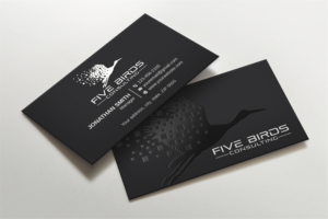 Business Card Design by LAXMI DESIGNHUB for Five Birds Consulting | Design: #28196789