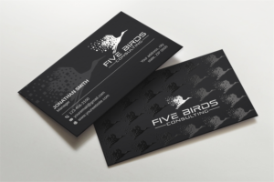 Business Card Design by LAXMI DESIGNHUB for Five Birds Consulting | Design: #28196790