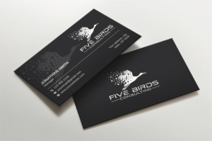 Business Card Design by LAXMI DESIGNHUB for Five Birds Consulting | Design: #28196791