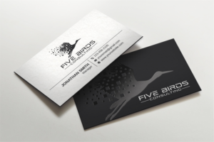 Business Card Design by LAXMI DESIGNHUB for Five Birds Consulting | Design: #28196794