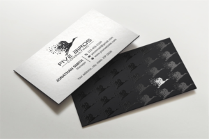 Business Card Design by LAXMI DESIGNHUB for Five Birds Consulting | Design: #28196796