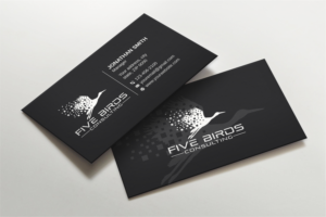 Business Card Design by LAXMI DESIGNHUB for Five Birds Consulting | Design: #28196797