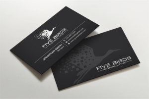 Business Card Design by LAXMI DESIGNHUB for Five Birds Consulting | Design: #28196801
