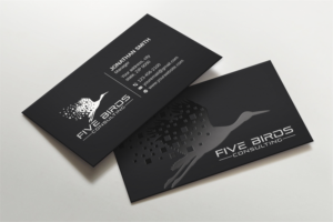 Business Card Design by LAXMI DESIGNHUB for Five Birds Consulting | Design: #28196802