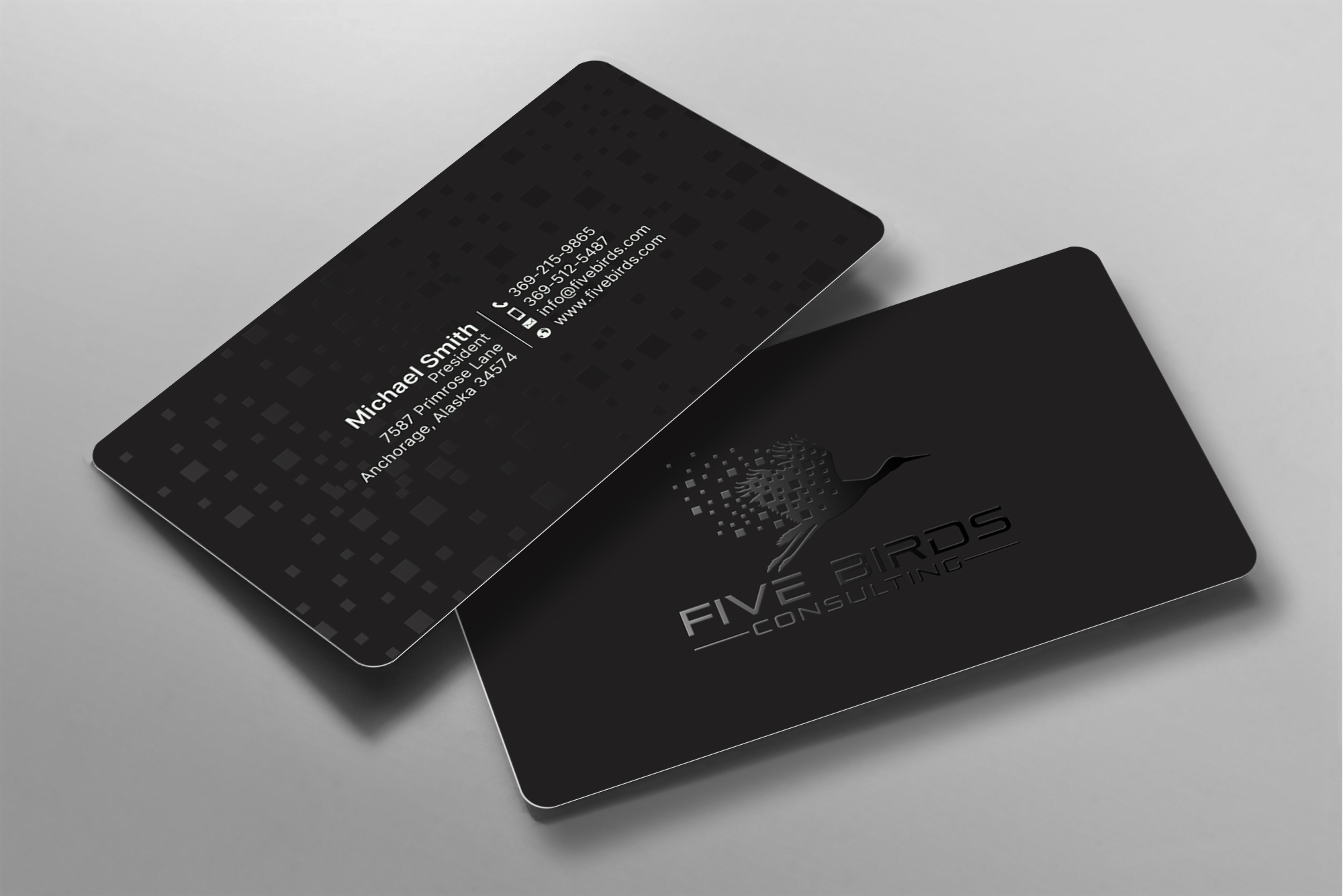 Business Card Design by chandrayaan.creative for Five Birds Consulting | Design #28198558
