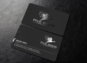 Business Card Design by chandrayaan.creative for Five Birds Consulting | Design: #28198866
