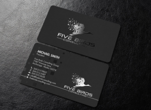 Business Card Design by chandrayaan.creative for Five Birds Consulting | Design: #28198870
