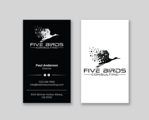 Business Card Design by Tripti Ranjan Gain for Five Birds Consulting | Design: #28197408