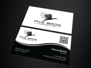 Business Card Design by Tripti Ranjan Gain for Five Birds Consulting | Design: #28197412