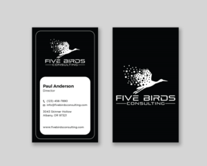 Business Card Design by Tripti Ranjan Gain for Five Birds Consulting | Design: #28197413