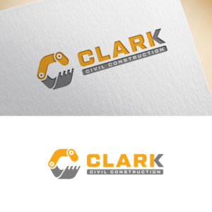 Clark Civil Construction  | Diseño de Logo por Clean Designs 2