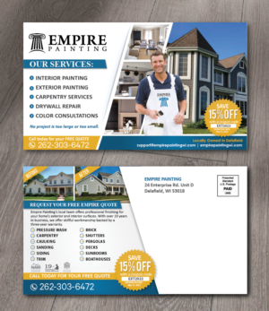 Flyer-Design von alex989 für Empire Painting | Design: #28197948