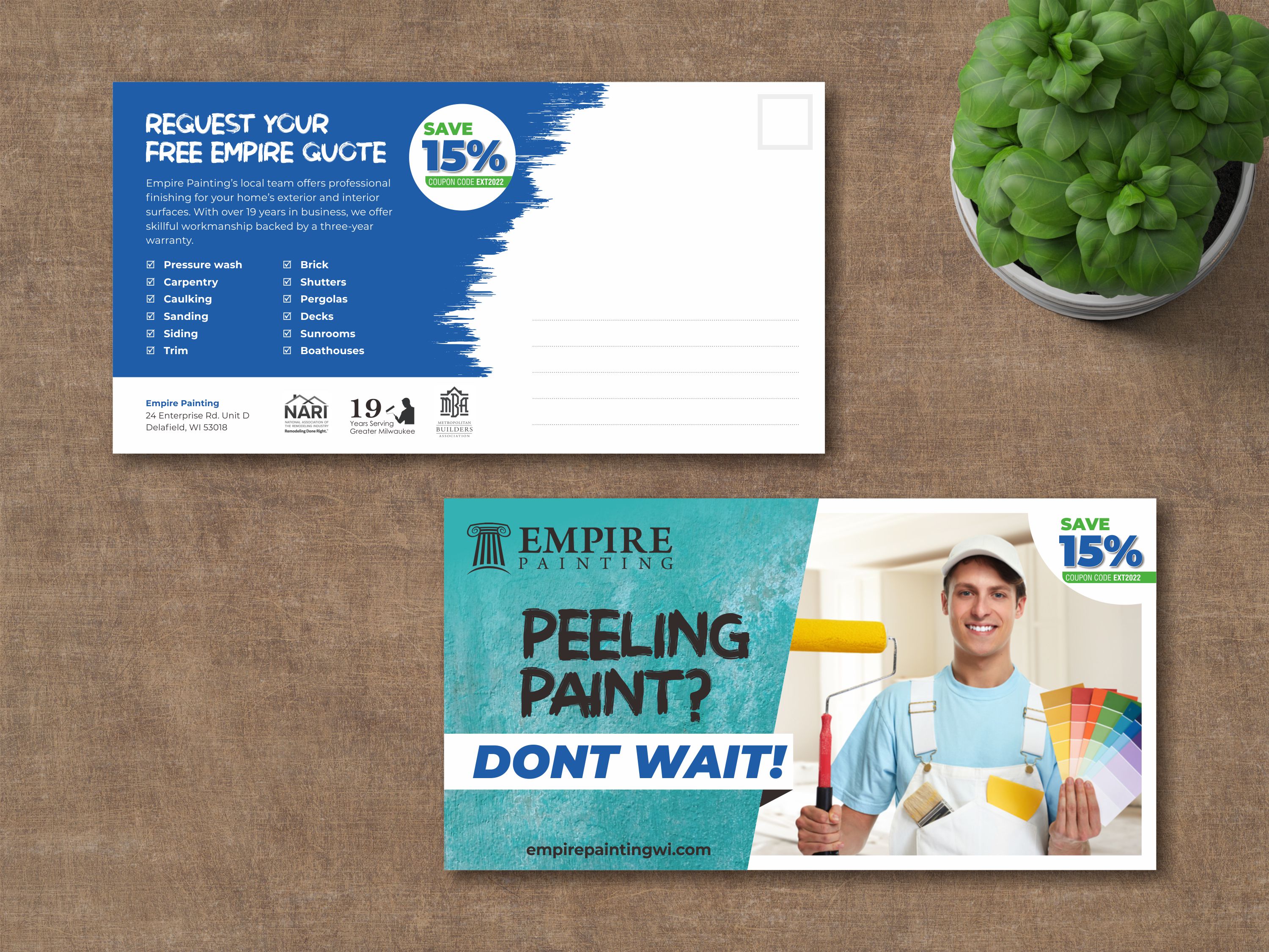 Flyer Design by nng for Empire Painting | Design #28198074