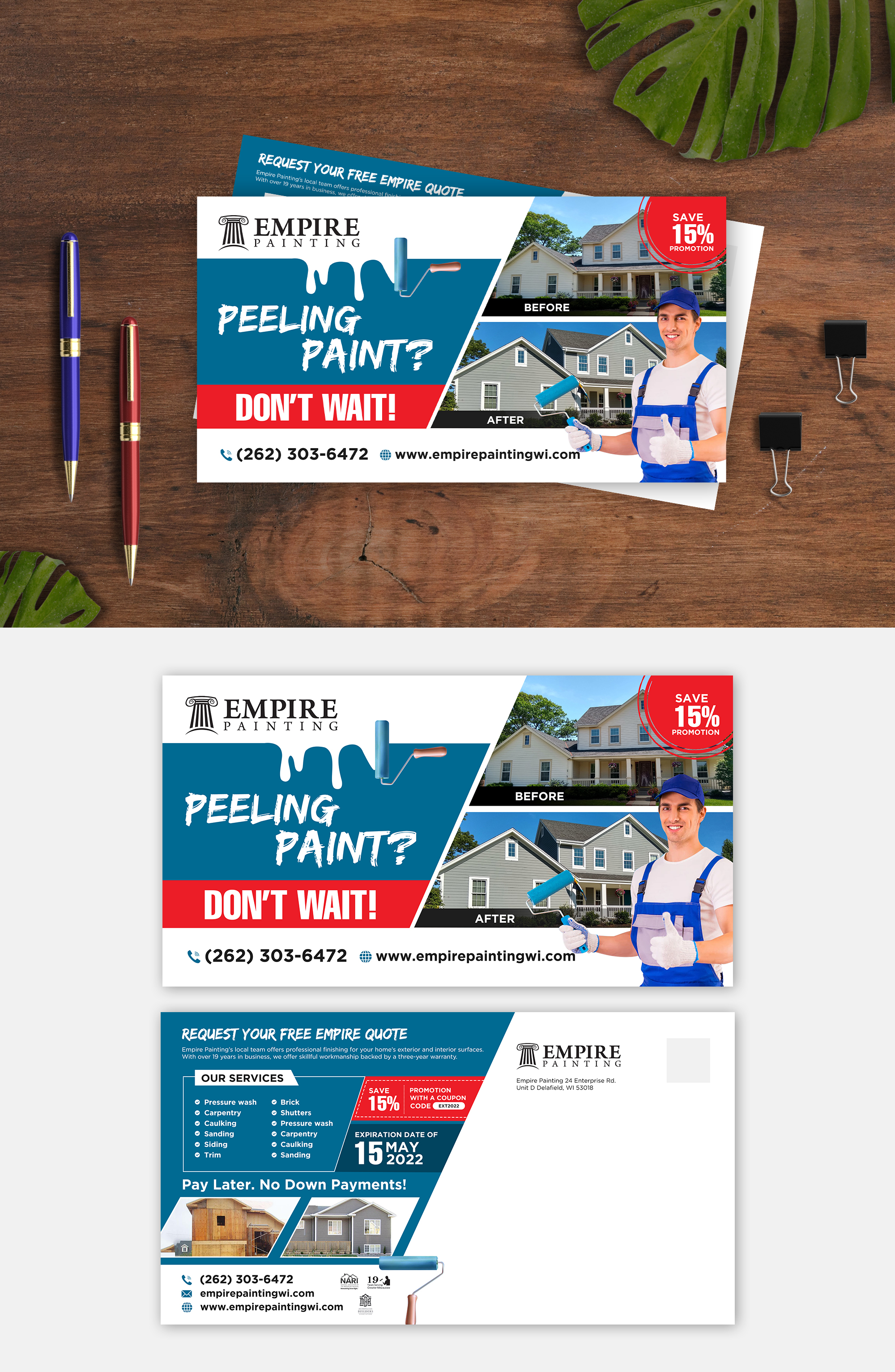 Diseño de Flyer por debdesign para Empire Painting | Diseño #28197637