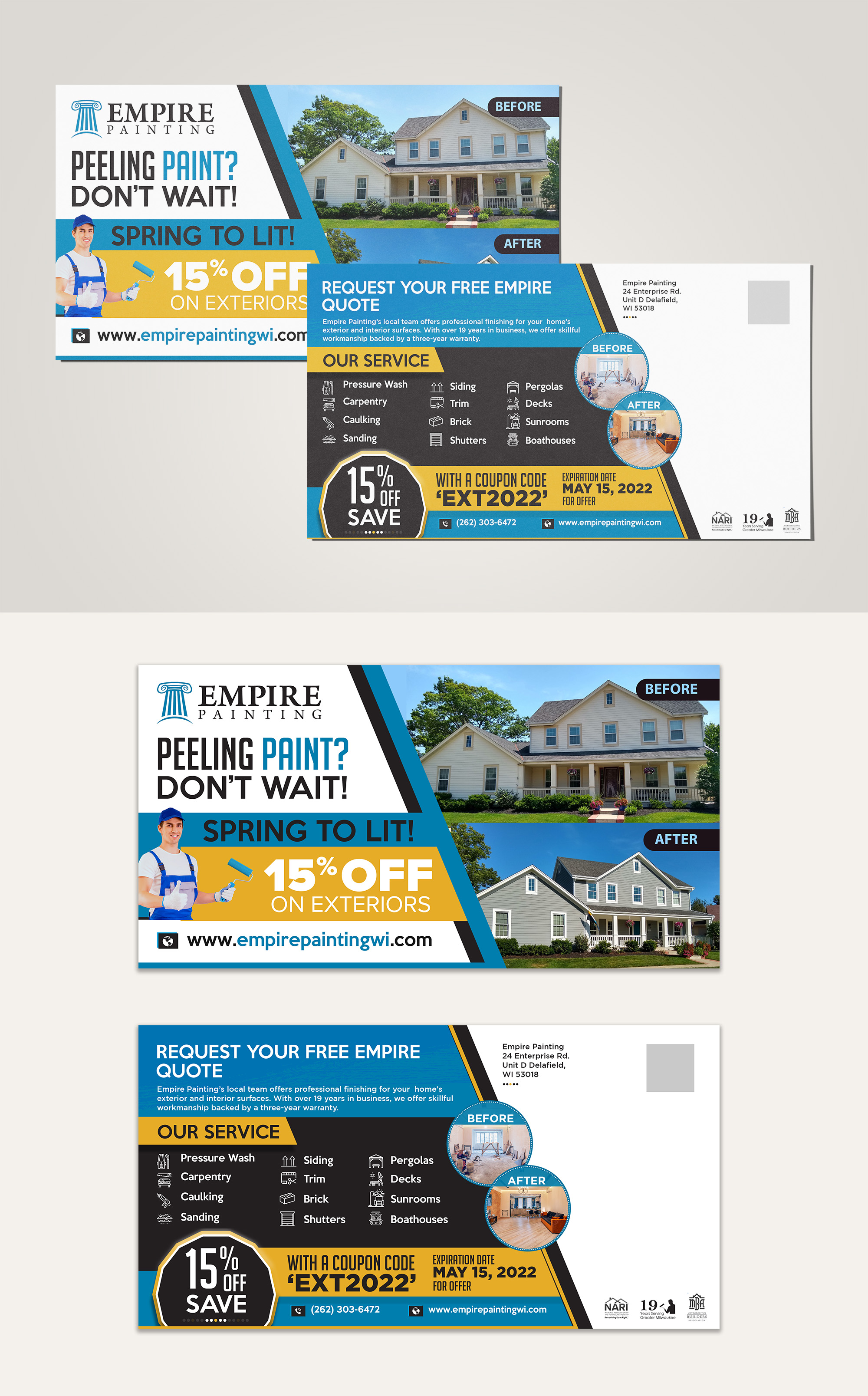 Flyer Design by debdesign for Empire Painting | Design #28197639