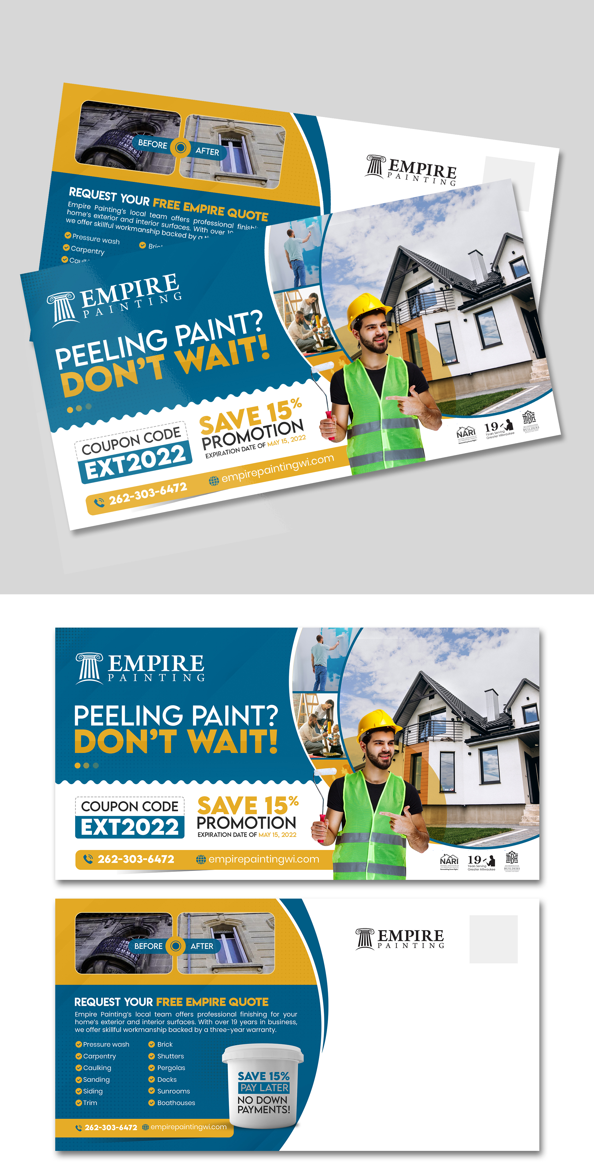 Diseño de Flyer por debdesign para Empire Painting | Diseño #28202308