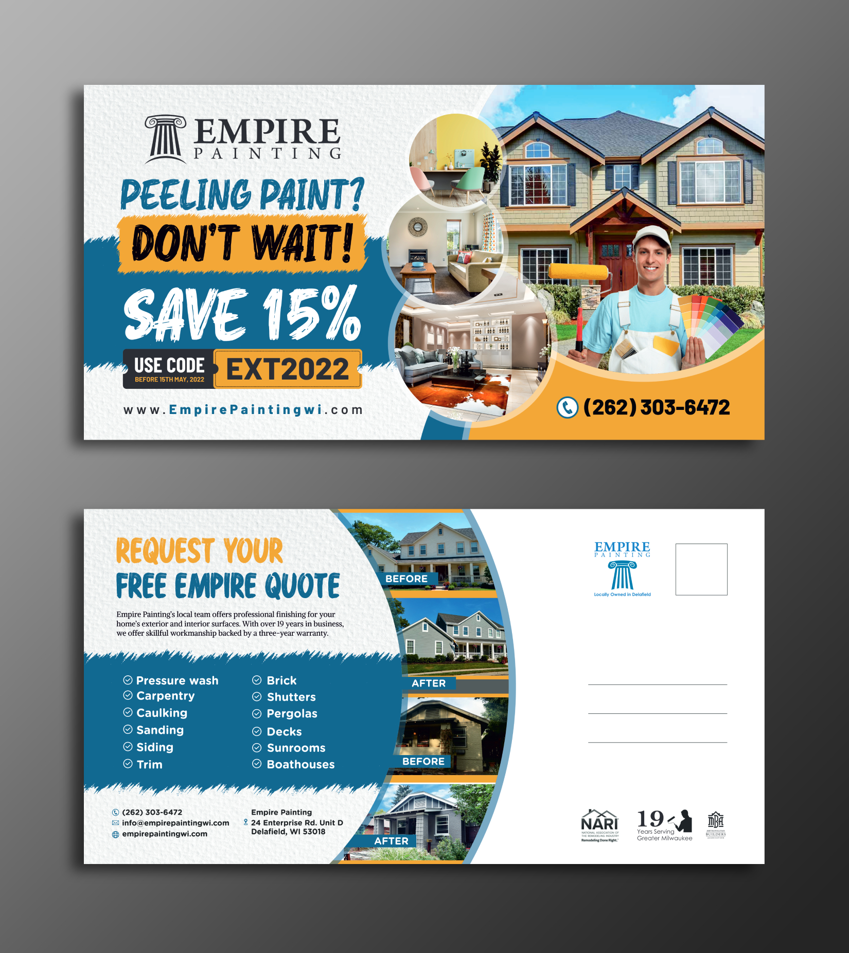 Flyer Design by ecorokerz for Empire Painting | Design #28197541