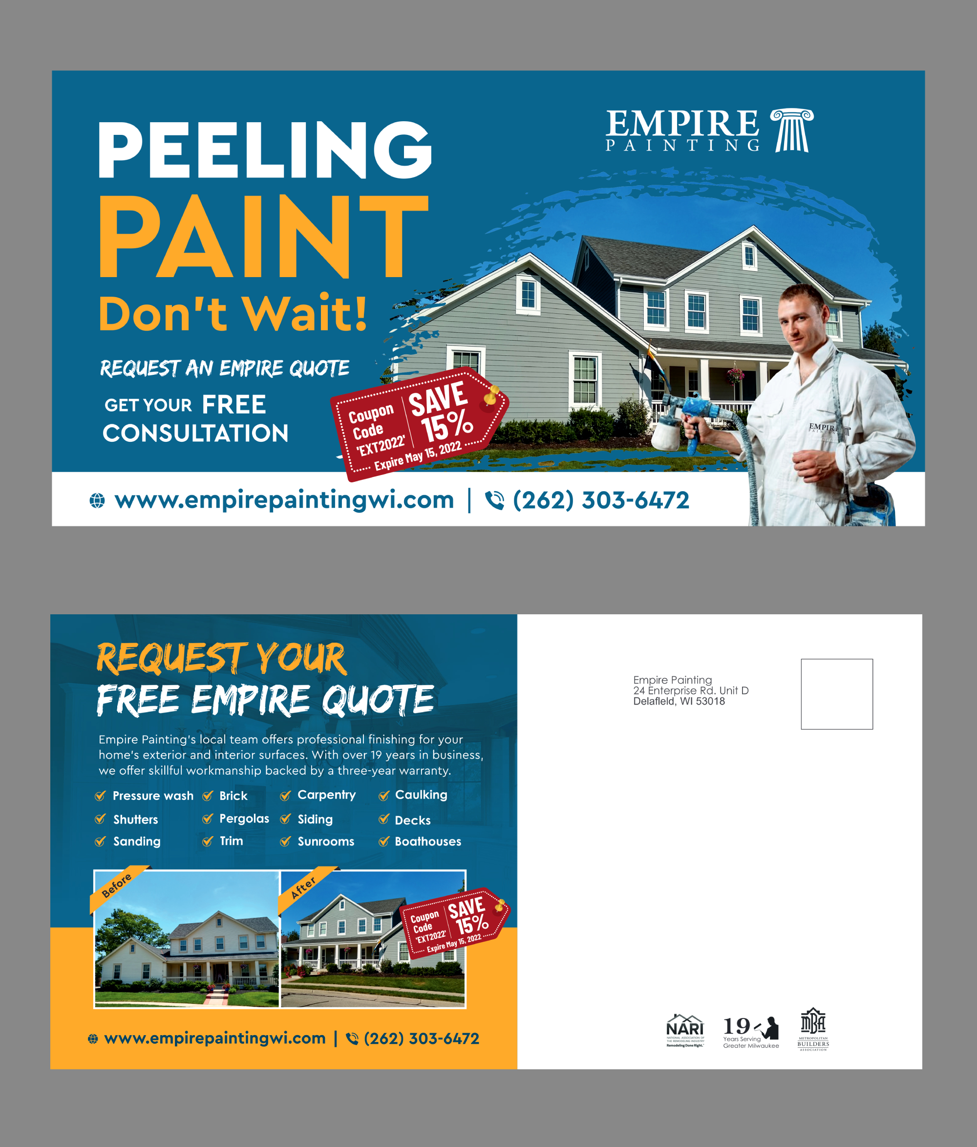 Flyer-Design von ecorokerz für Empire Painting | Design #28197674