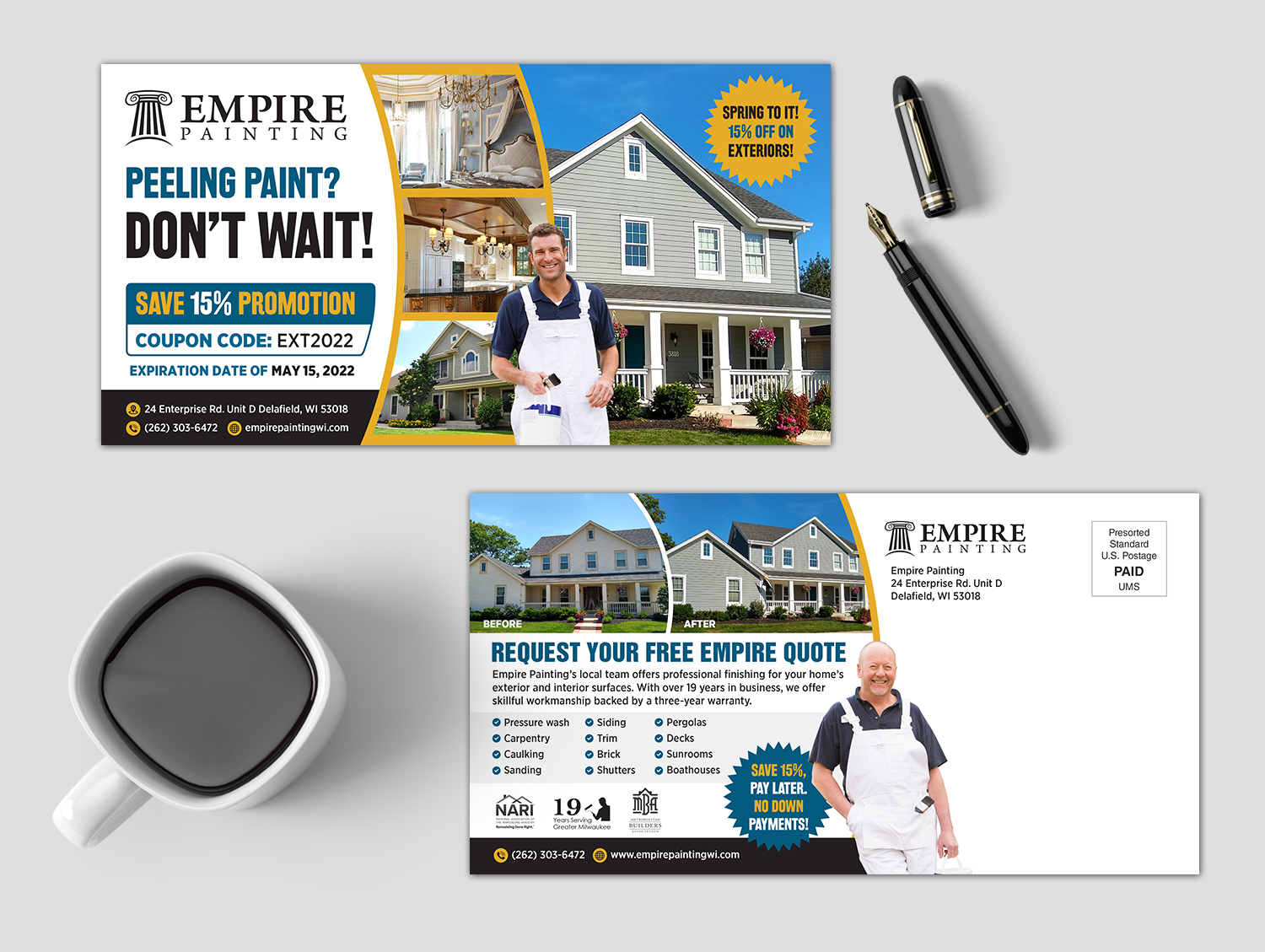 Diseño de Flyer por GraphicsGuru para Empire Painting | Diseño #28200609