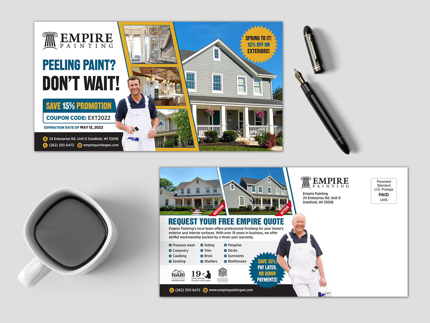 Diseño de Flyer por GraphicsGuru para Empire Painting | Diseño #28200610