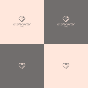 Logo Design by arosyid for Moncoeur Baby | Design #28220529