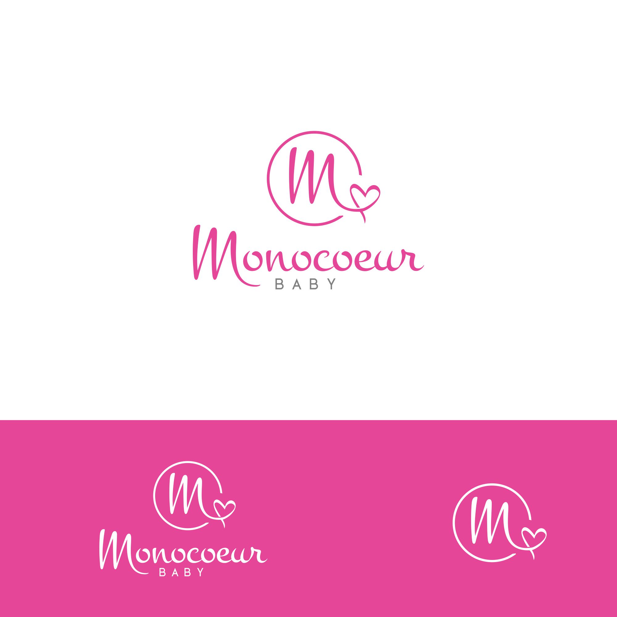 Logo Design by Liyana for Moncoeur Baby | Design #28204809
