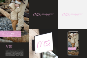 Logo Design by Liyana for Moncoeur Baby | Design: #28214341