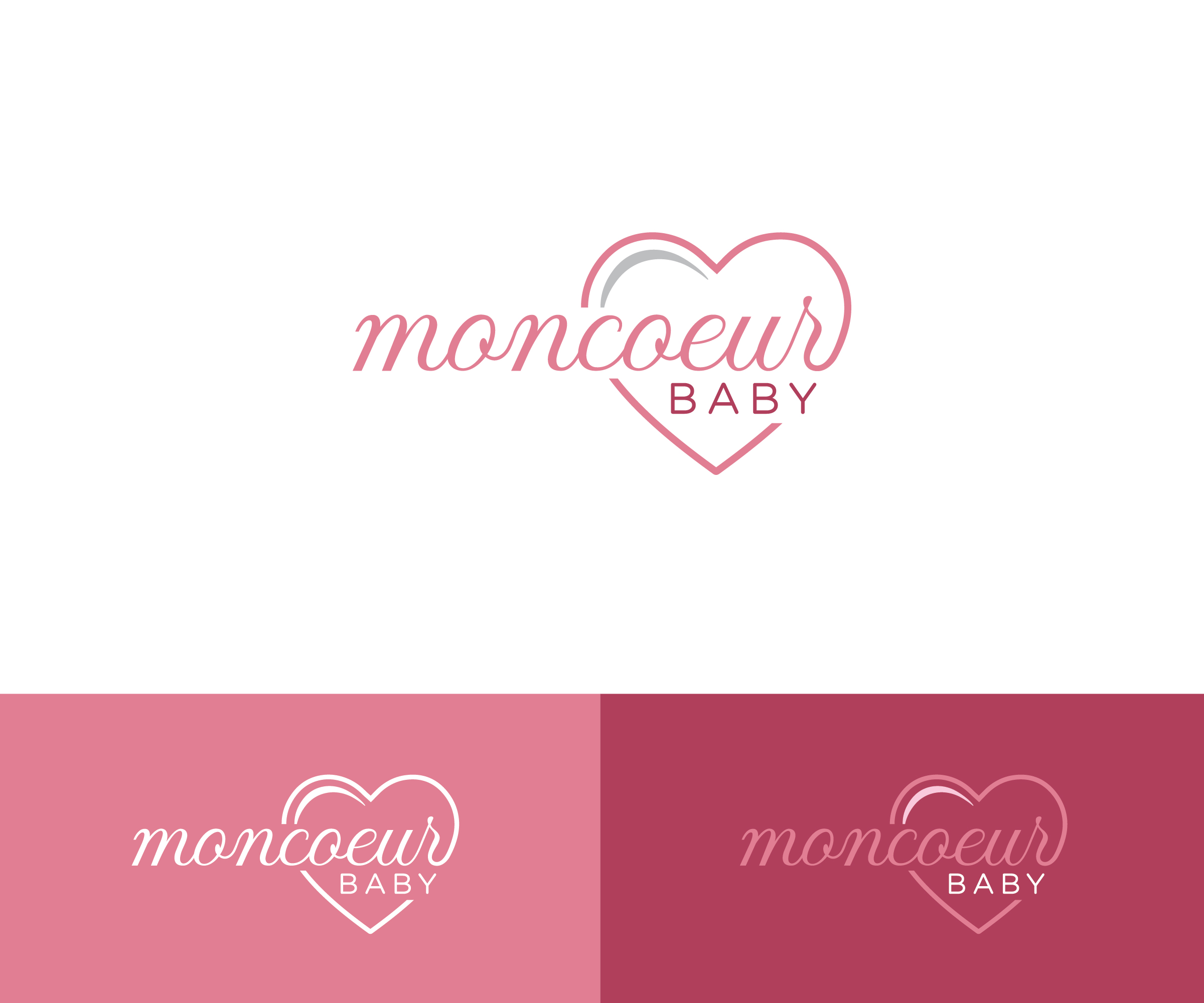 Logo Design by ecorokerz for Moncoeur Baby | Design #28196080