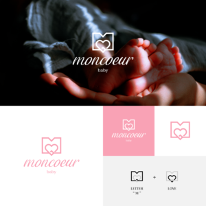 Logo Design by A.R.D.P for Moncoeur Baby | Design: #28211499
