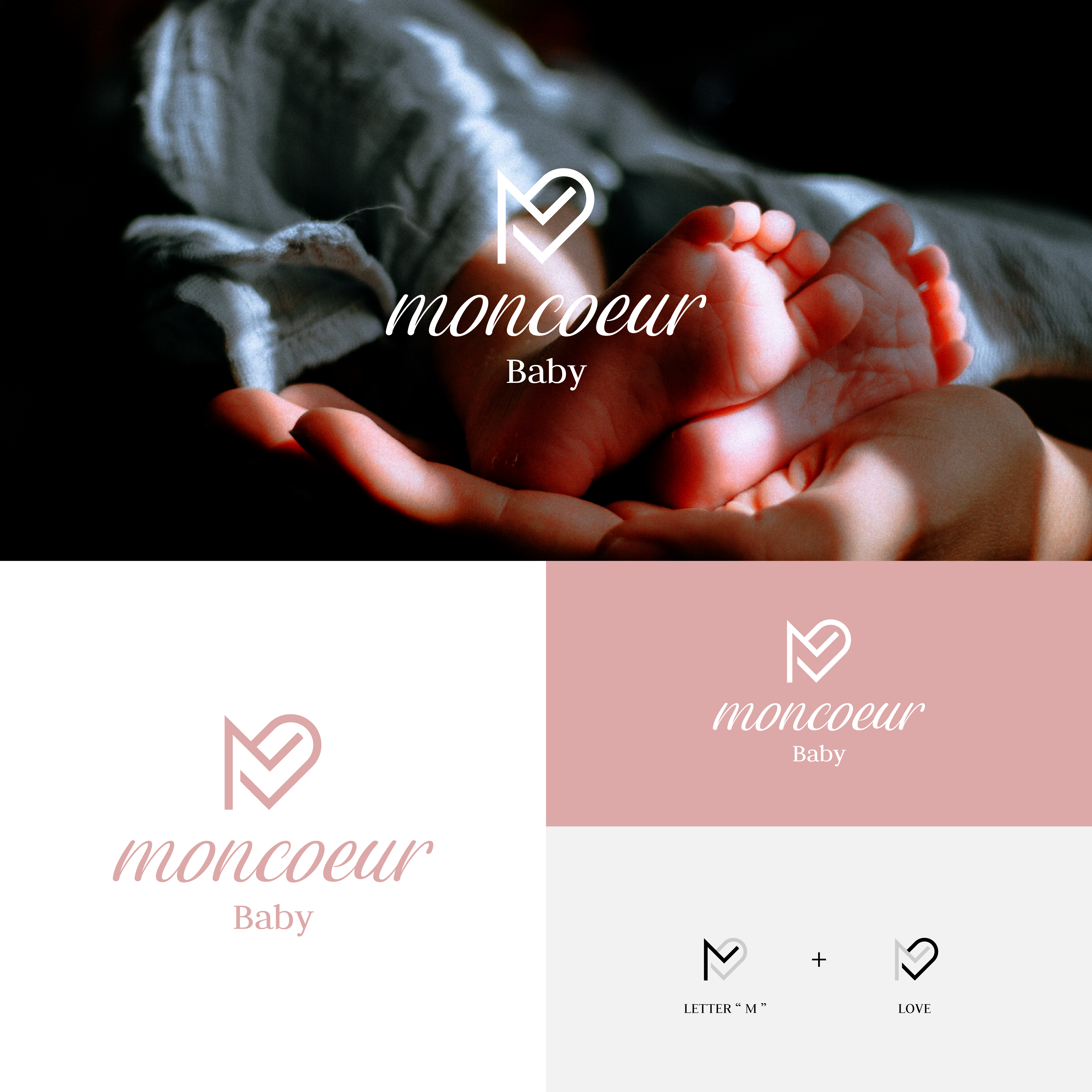 Logo Design by A.R.D.P for Moncoeur Baby | Design #28219281