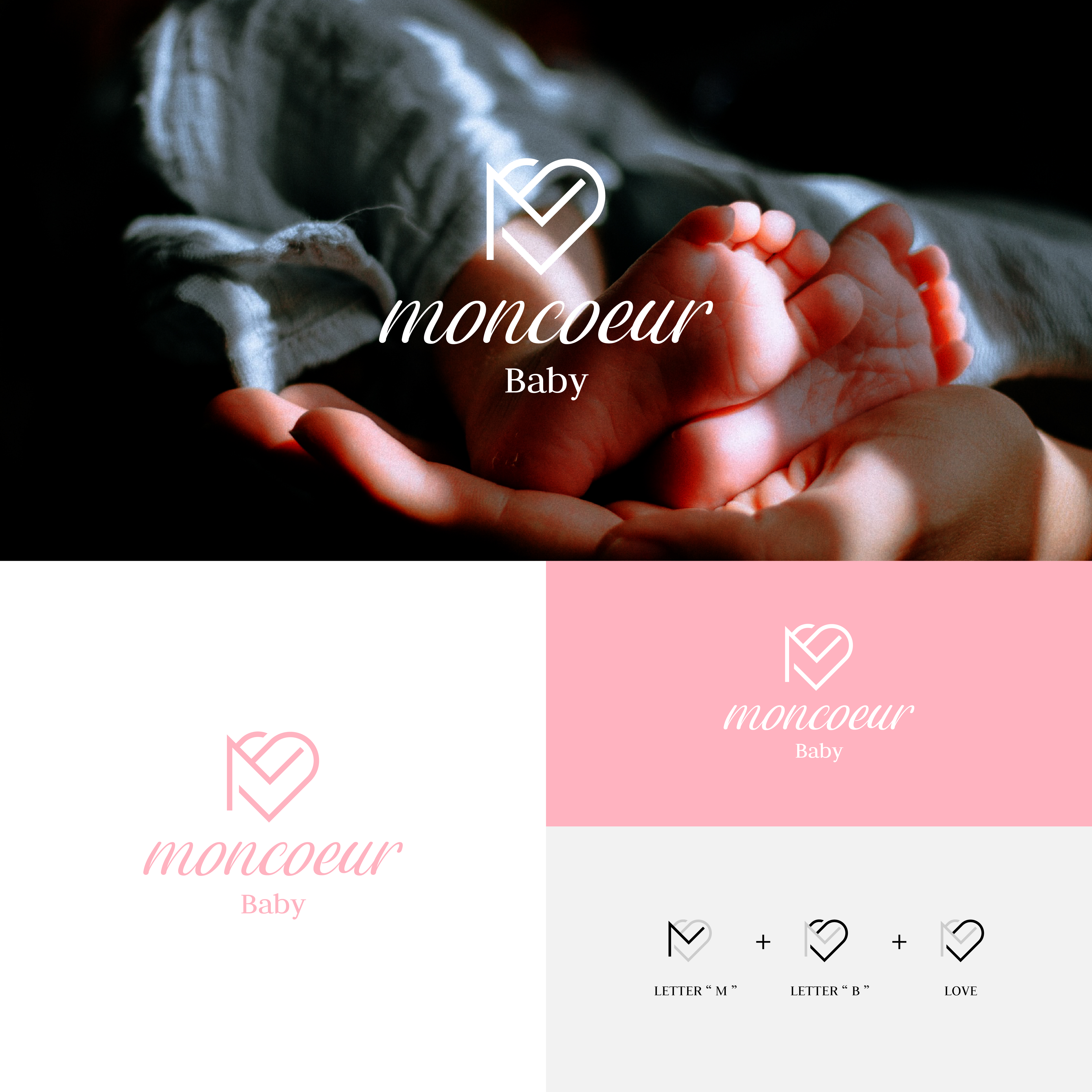Logo Design by A.R.D.P for Moncoeur Baby | Design #28219386