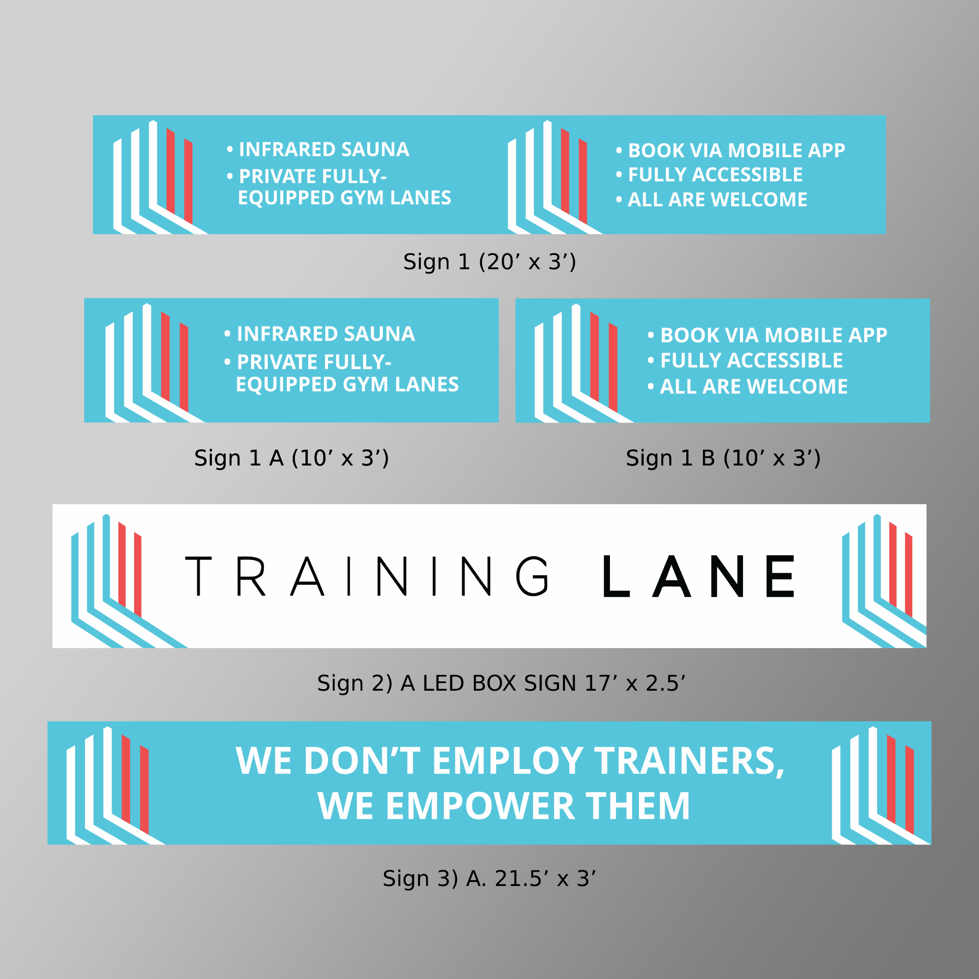 Signage Design by KreativeMadz for this project | Design #28198469