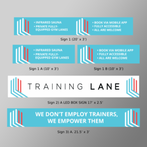 Signage Design by KreativeMadz for this project | Design: #28198469