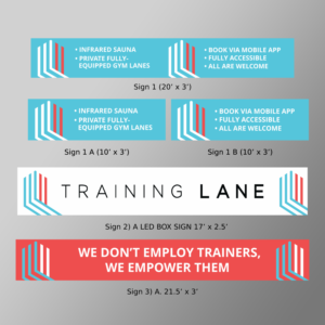 Signage Design by KreativeMadz for this project | Design: #28202136