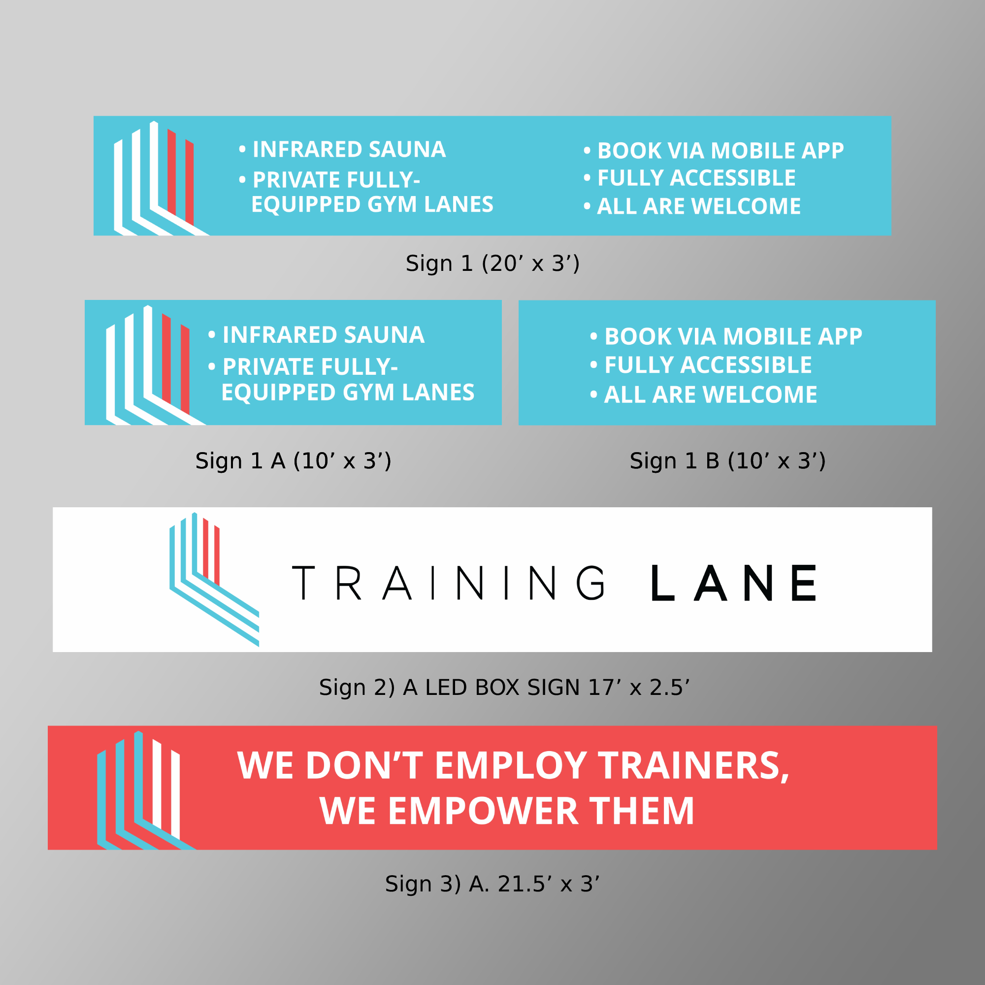 Signage Design by KreativeMadz for this project | Design #28214105