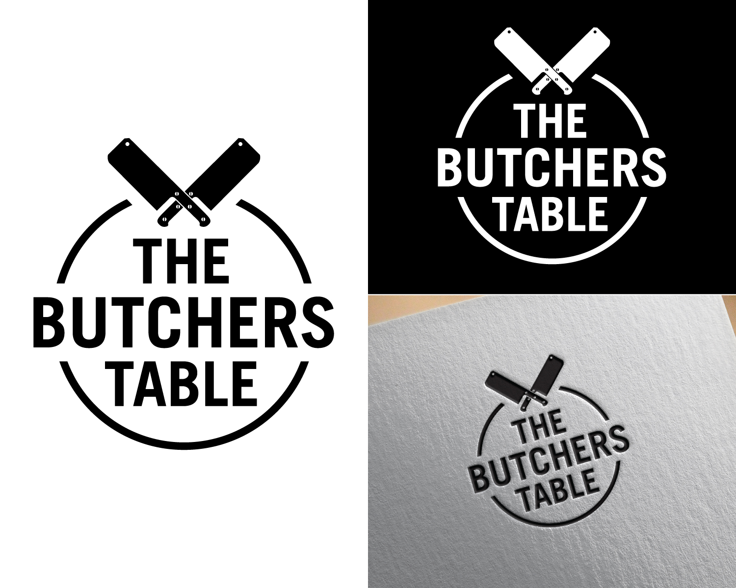 Logo Design by Box Graphic for The Butchers Table | Design #28211509