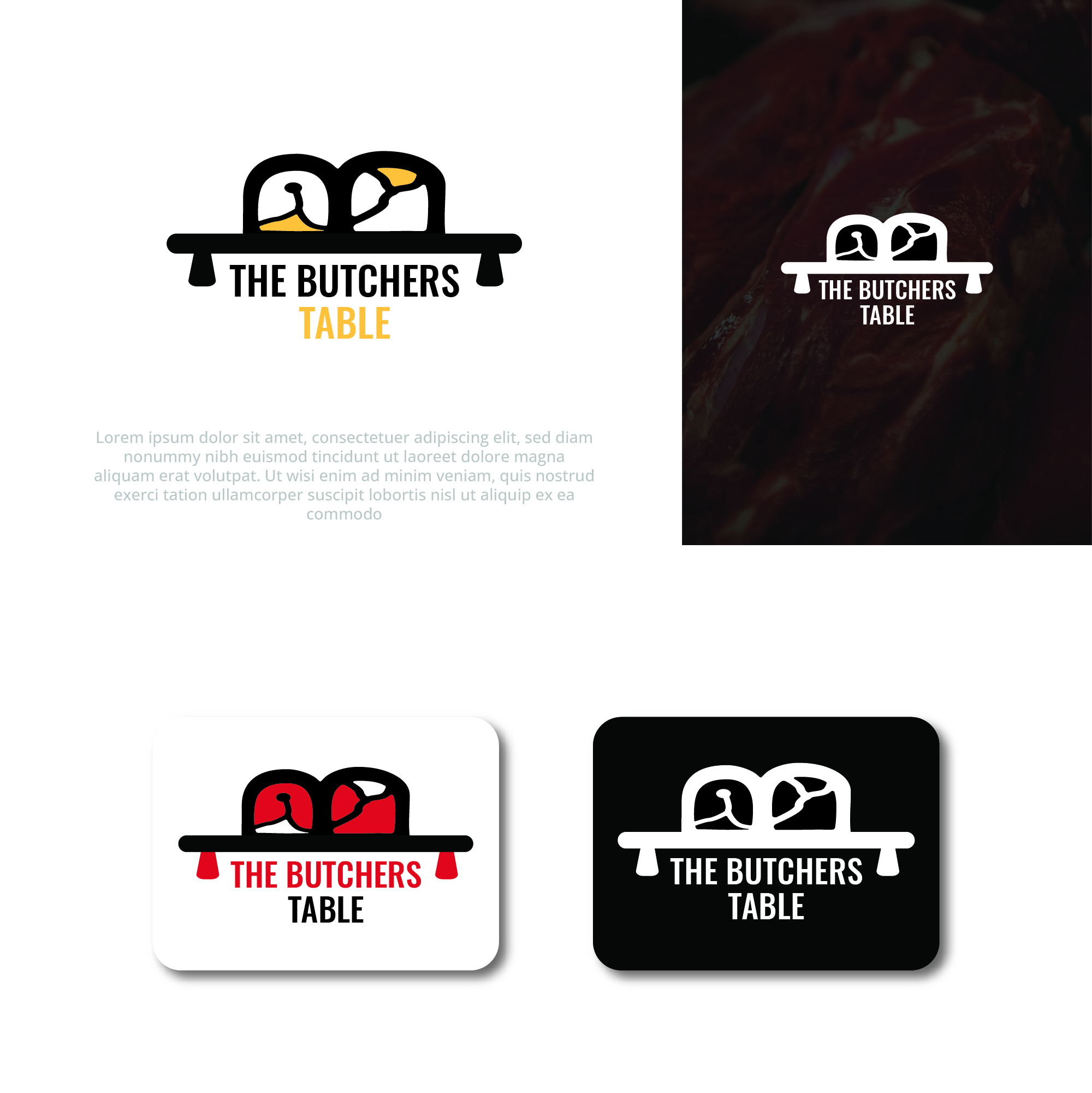 Logo Design by HMZDGN for The Butchers Table | Design #28200969