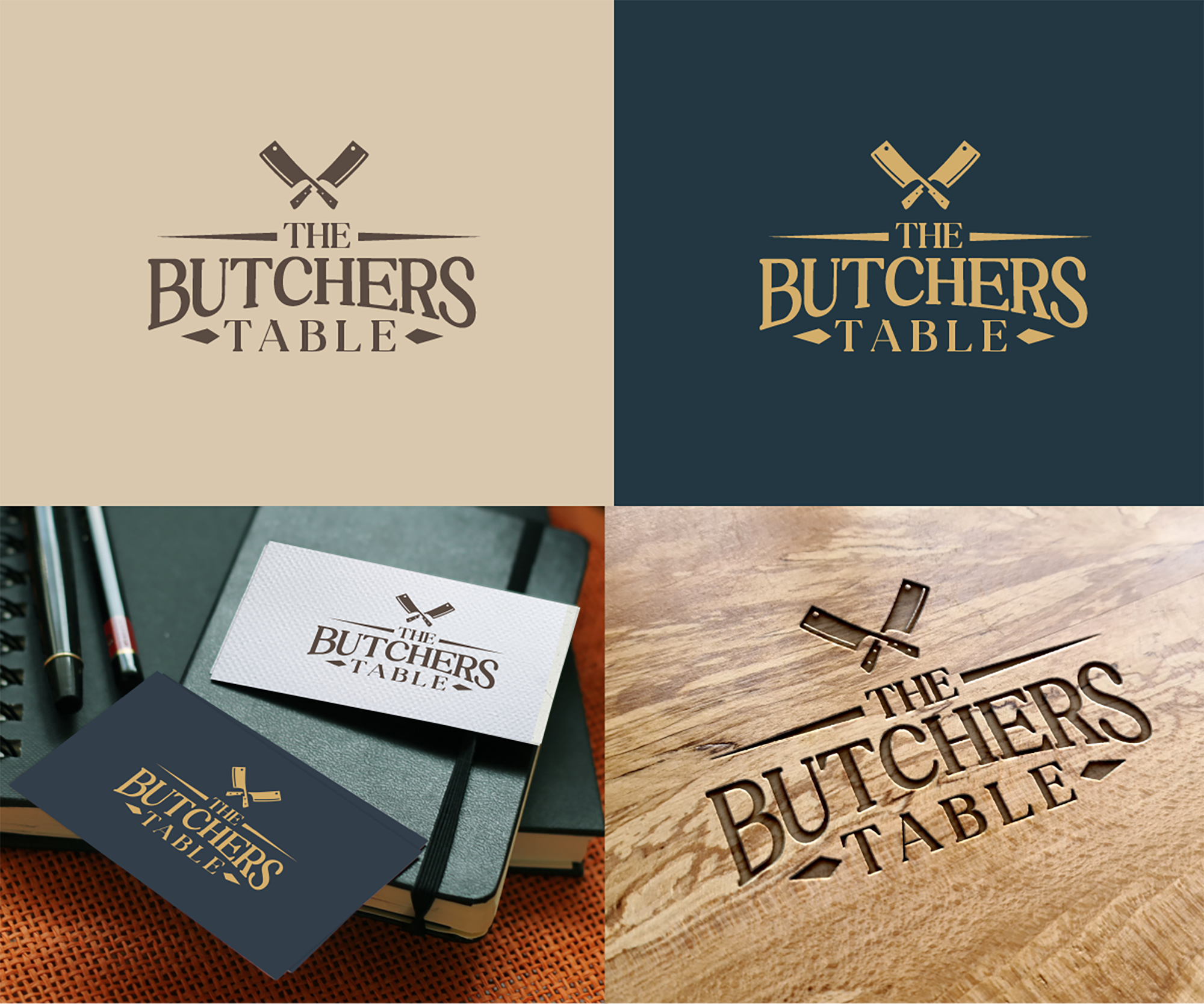 Logo Design by dennisdesigns for The Butchers Table | Design #28205335