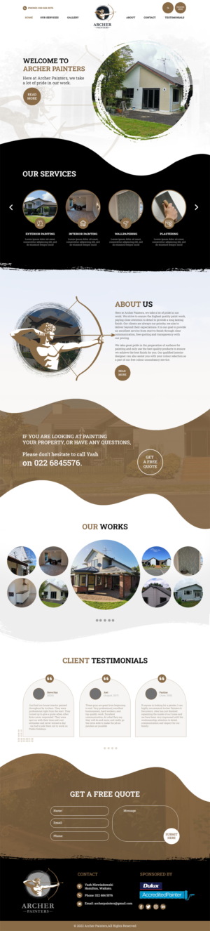 Wordpress Design by MAHABA for this project | Design: #28206924