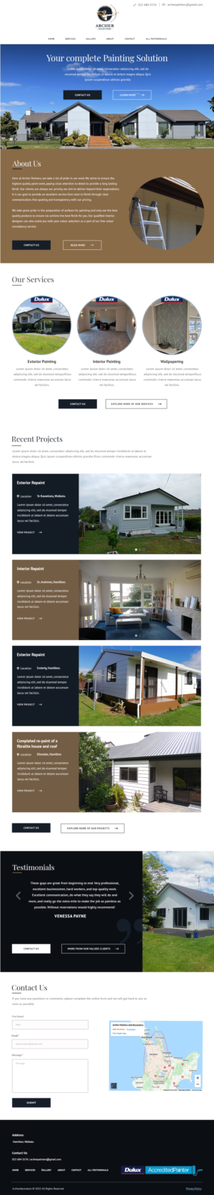 Wordpress Design by Gabriel32 for this project | Design: #28225654