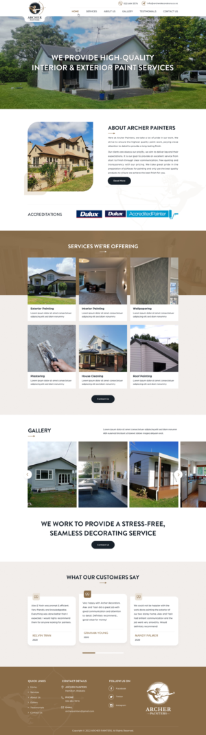 Wordpress Design by Sbss for this project | Design: #28214884