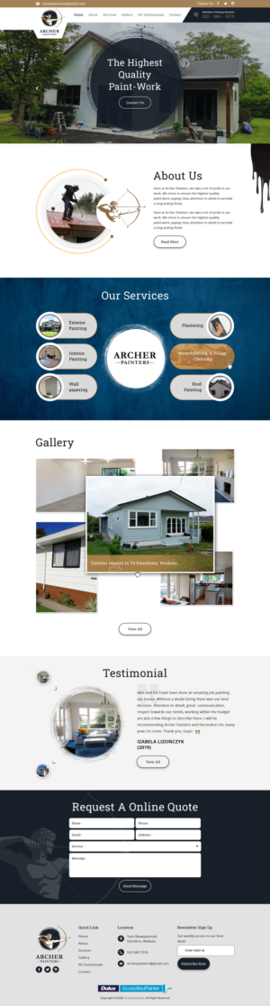 Wordpress Design by sai.designer87 for this project | Design: #28210375