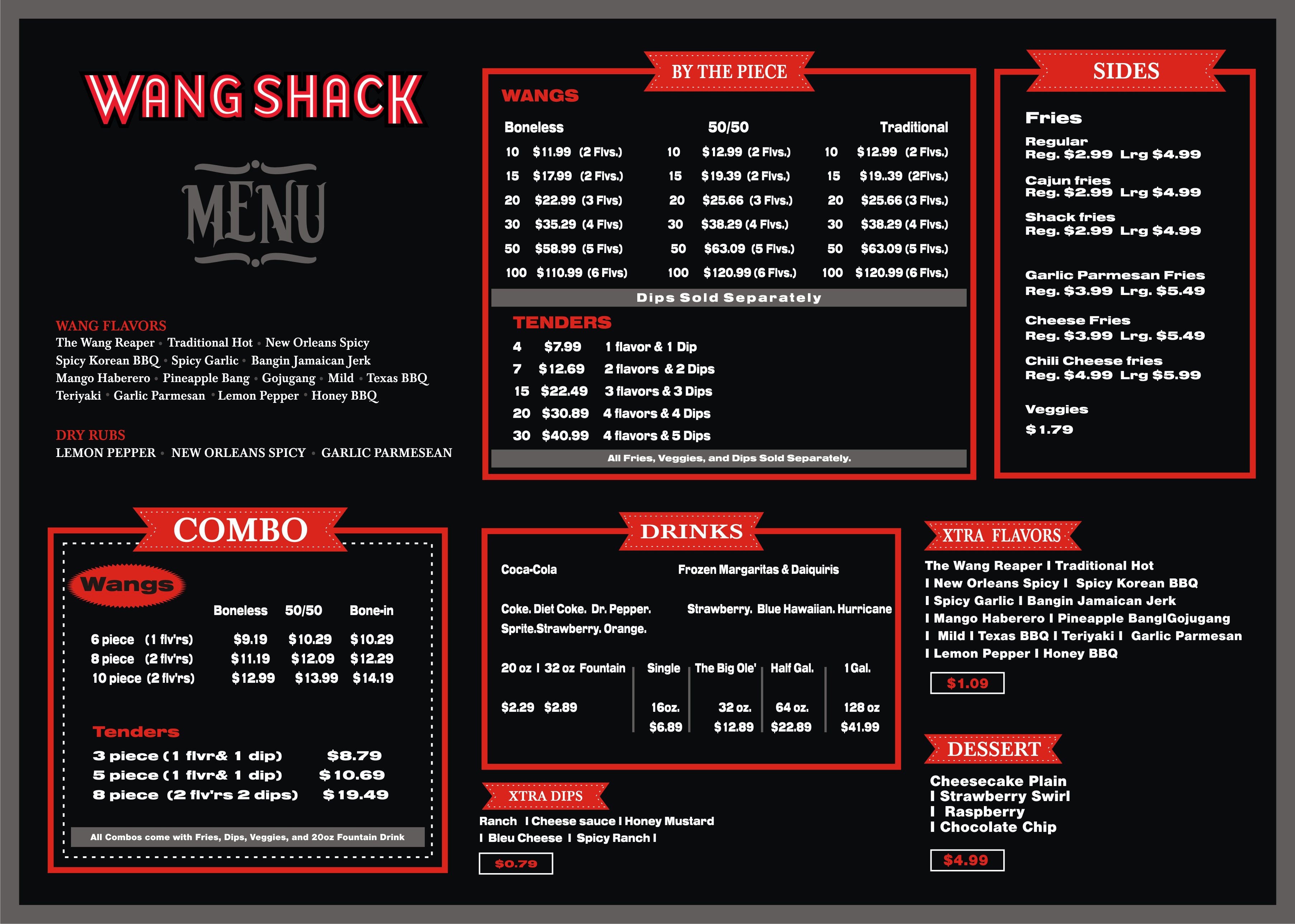 Menu Design by Jyd for this project | Design #28204204