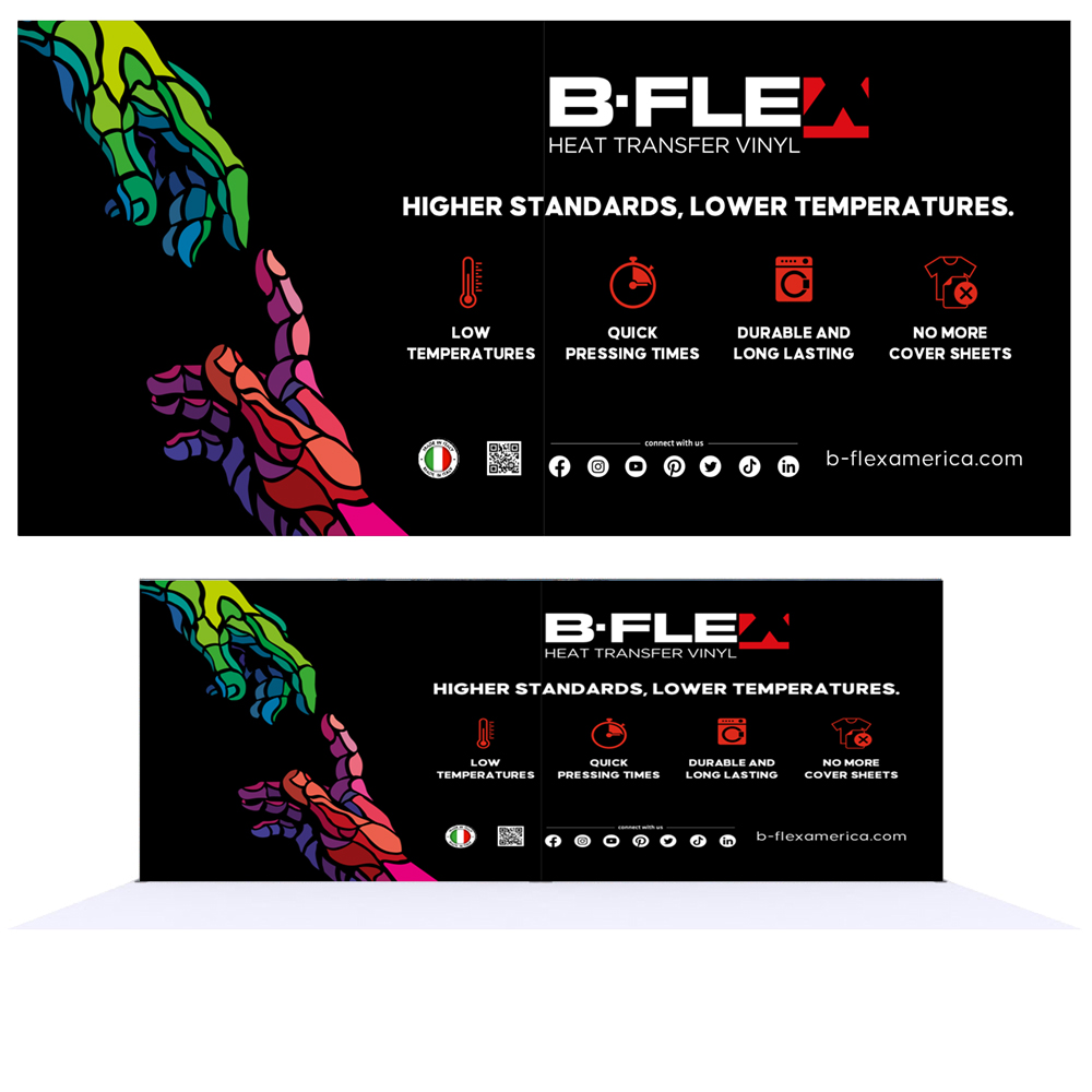 Trade Show Booth Design by Bins for B-Flex America | Design #28208974