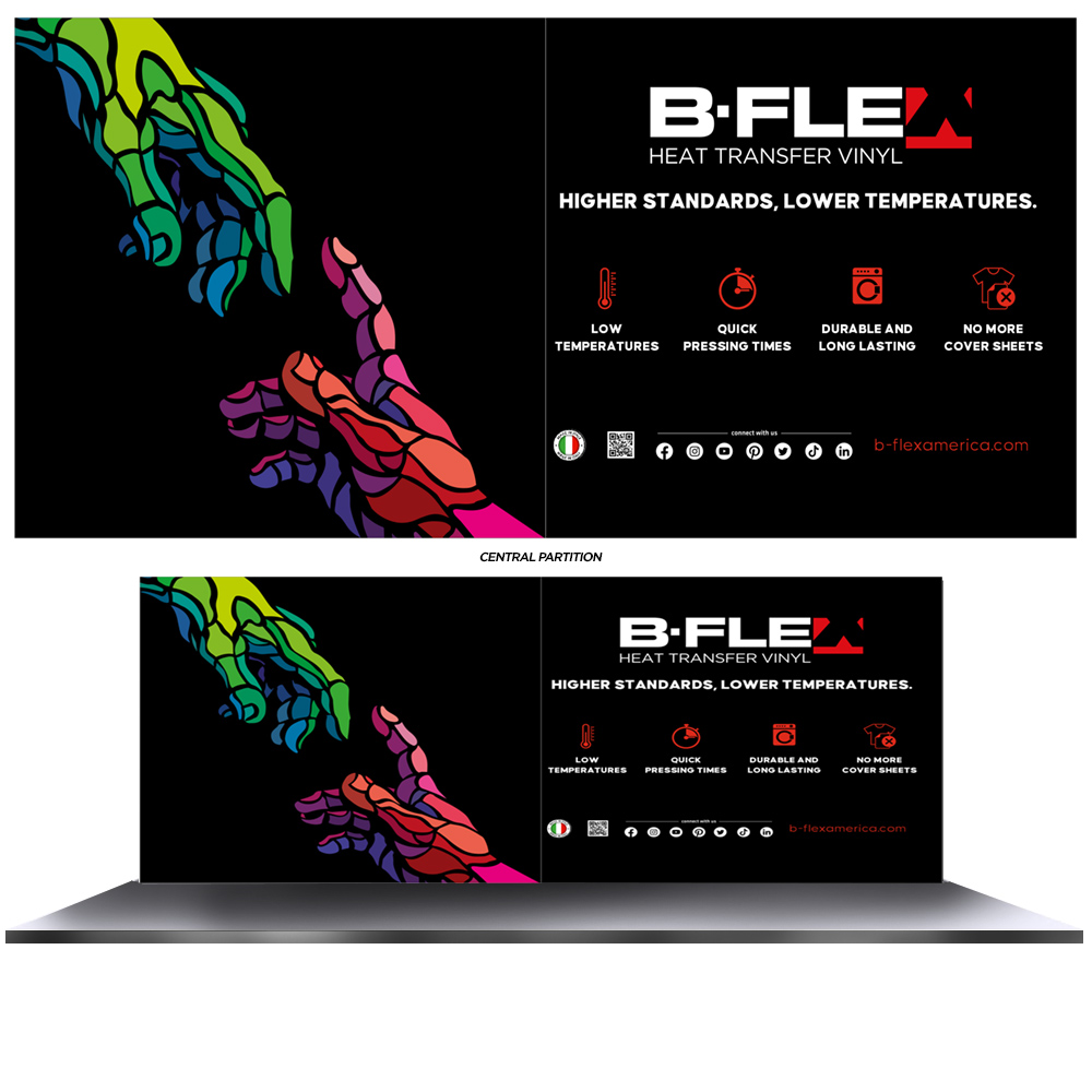 Trade Show Booth Design by Bins for B-Flex America | Design #28209883